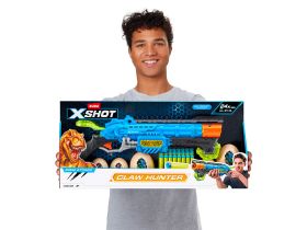 4861 Игровой набор ZURU X-Shot DINO ATTACK: Кло Хантер (бластер, 6 мишеней, 24 снаряда)