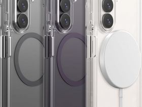 Чехол Araree Duple 360 M для Galaxy Z Fold8 Ultra прозрачный+черный