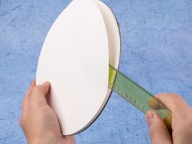 Склейка для акварели Малевичъ "Monet" Fin, круглая диаметр 15 см 10 л 300 г, 100% хлопок