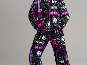 Комбинезон текстильный с полиуретановым покрытием для девочек