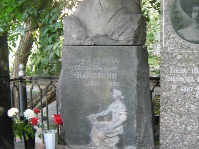 Могила Наметкина Сергея Семеновича (1876-1950)