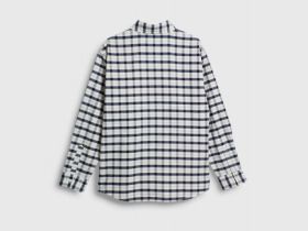 Рубашка в клетку для мальчиков, Бежевый