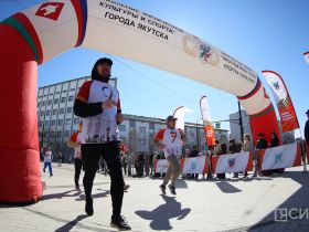 В Якутске состоялся забег наследников Победы «Помним! Гордимся! Благодарим!»