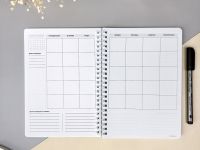 Планер еженедельник недатированный DoYourLine "Мрамор", А5, 166 страниц