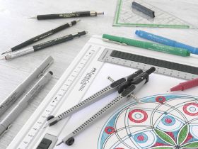 Циркуль Faber-Castell "GRIP 2001" для окружности до 390 мм