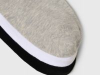 Базовые короткие носки, 3 пары, Серый