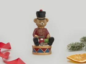 Статуэтка Тедди барабанщик/Teddy drum