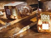 Краска металлическая лаковая Maimeri 60 мл Серебро