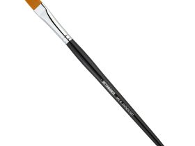 Кисть синтетика мягкая №4 плоская Sketchmarker "342" ручка короткая