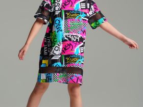 Платье трикотажное для девочек