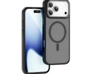 Чехол-накладка Mosbros Mag Comfortable для Apple iPhone 17 Pro Max пластиковый прозрачно-черный (черная рамка)