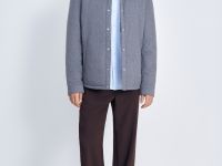 Утепленная куртка с отложным воротником