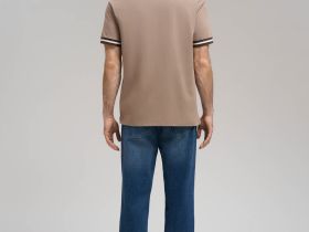 Поло свободного кроя из хлопкового джерси