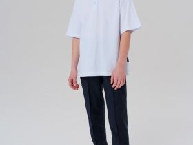 Джемпер трикотажный с воротником поло для мальчиков