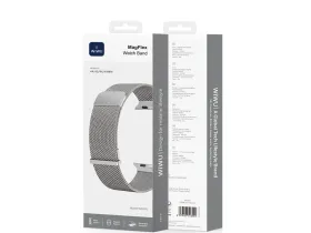 Ремешок WiWU MagFlex для Apple Watch 44/45/46/49mm миланская петля/сталь (WB302) (серебристый)