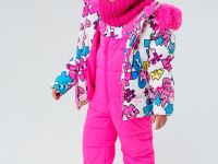 Комплект трикотажный для девочек: шапка, снуд