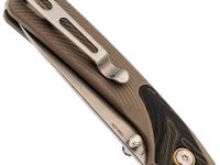 Складной нож SRM Dome 106M-GW, сталь 14C28N, рукоять G10+Gmascus серый