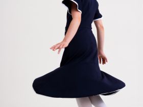 Платье трикотажное для девочек