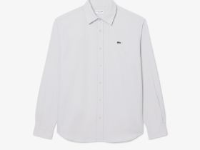 Мужская хлопковая рубашка Lacoste