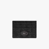 Кожаный картхолдер с монограммой Lacoste