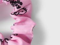 Розовая резинка для волос со сборками и принтом Hello Kitty Глория Джинс
