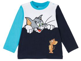 Фуфайка детская трикотажная для мальчиков (футболка с длинными рукавами)