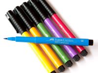 Ручка капиллярная Faber-Castell "Pitt artist pen" SB, холодный серый 4