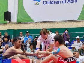 Мас-рестлинг - VIII Игры «Дети Азии».