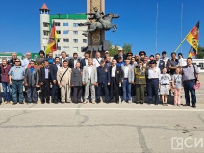 На площади Победы в Якутске отметили 79-ю годовщину создания Группы Советских войск в Германии