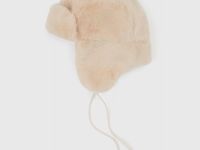 Шапка-ушанка из искусственного меха, Бежевый