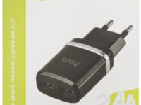 Зарядное устройство Hoco C12 USB/USB 12 Вт Чёрное