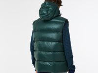 Мужская стёганая жилетка Lacoste с капюшоном