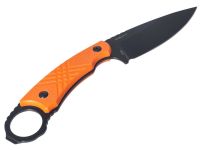 Туристический нож Sanrenmu Orange S768-4, сталь 12C27, рукоять G10, оранжевый/черный