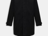 Плащ из хлопка прямого кроя