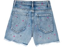 Шорты текстильные джинсовые для девочек