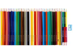 Набор карандашей цветных Faber-castell "Замок" 36 цв+ 3 двухцв. кар.+ точилка, в картоне