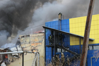 На проспекте Михаила Николаева в Якутске вспыхнул пожар / Саина Титова Якутск Якутск Республика Саха (Якутия)