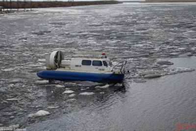 Стоимость проезда на «подушках» через Лену изменилась на время ледохода / Алина Мурукова   
