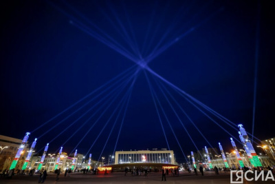 Фонтан на площади Республики в Якутске может заработать раньше срока / Нарыйа Пахомова Якутск Якутск Республика Саха (Якутия)