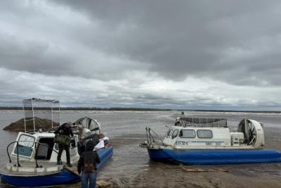 Поездка на «подушке» через Лену: пассажирка рассказала о сложностях и безопасности / Мария Горохова  Мегино-Кангаласский Республика Саха (Якутия)