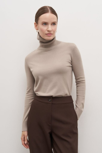 Базовая женская водолазка с высокой горловиной