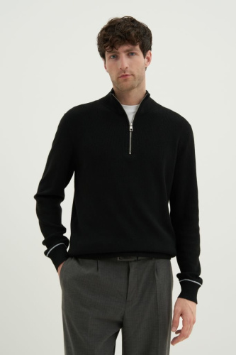 Джемпер прямого силуэта с шерстью