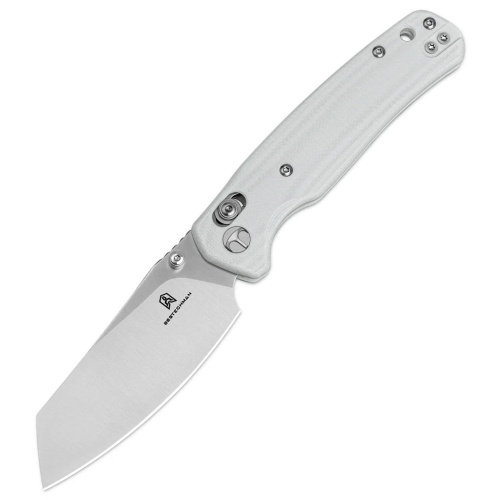 Складной нож Bestechman Cicada's wing, сталь 10Cr15MoV, рукоять G10, белый