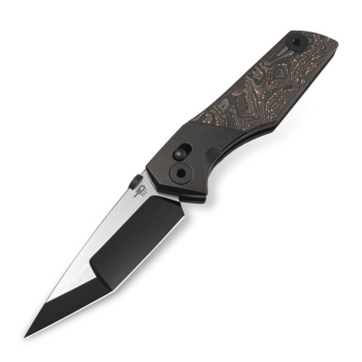 Складной нож Bestech Knives Cetus, сталь M390, рукоять карбон Copper Foil