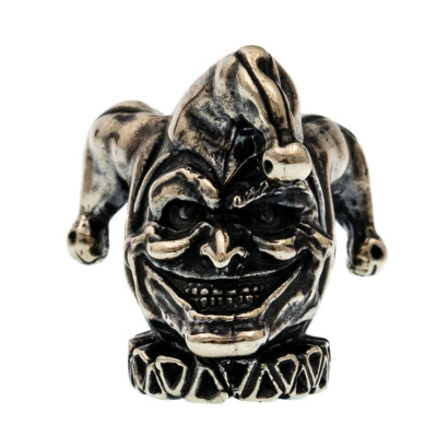 Бусина для темляка Шут, мельхиор