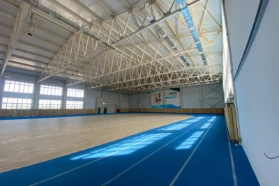 В селе Ытык-Кюёль Якутии завершают строительство двух крупных объектов к Играм Манчаары / ЯСИА Ытык-Кюель Таттинский Республика Саха (Якутия)