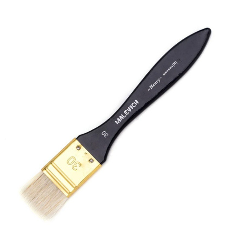 Кисть щетина №30 флейц Малевичъ "Henry"