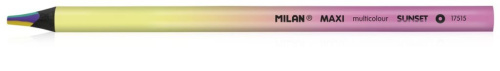 Карандаш с многоцветным грифелем Milan "Sunset MAXI" заточенный