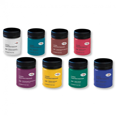 Гуашь Гамма "Старый Мастер" 40 мл, серебро