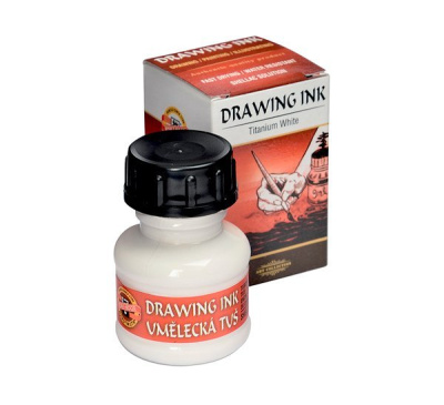 Тушь Koh-i-Noor 20 г на шелачной основе Белый